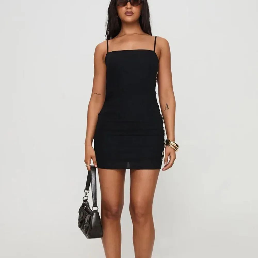 PRINCESS POLLY - GRANADA MINI DRESS BLACK